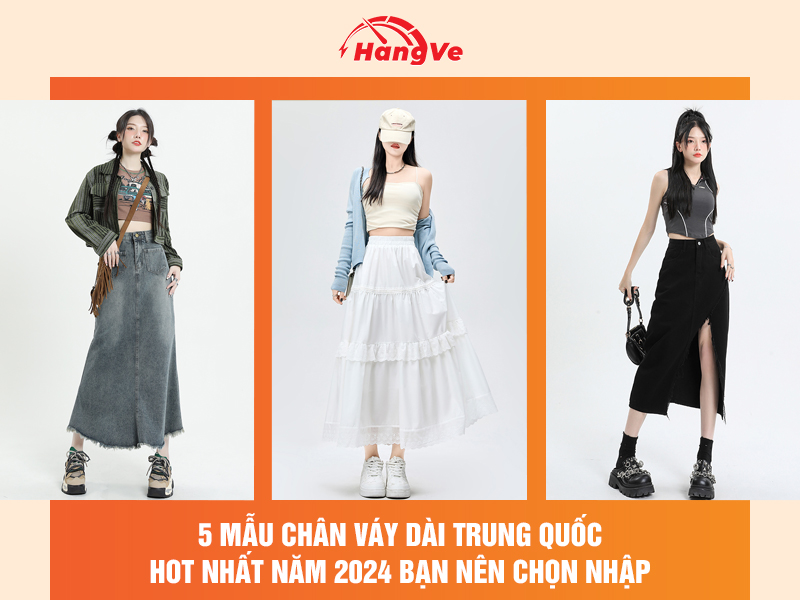 Chân váy dài Trung Quốc