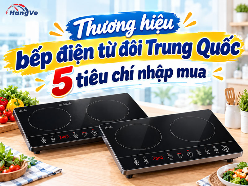 Thương hiệu bếp điện từ đôi Trung Quốc siêu hot – 5 tiêu chí nhập mua cực chuẩn