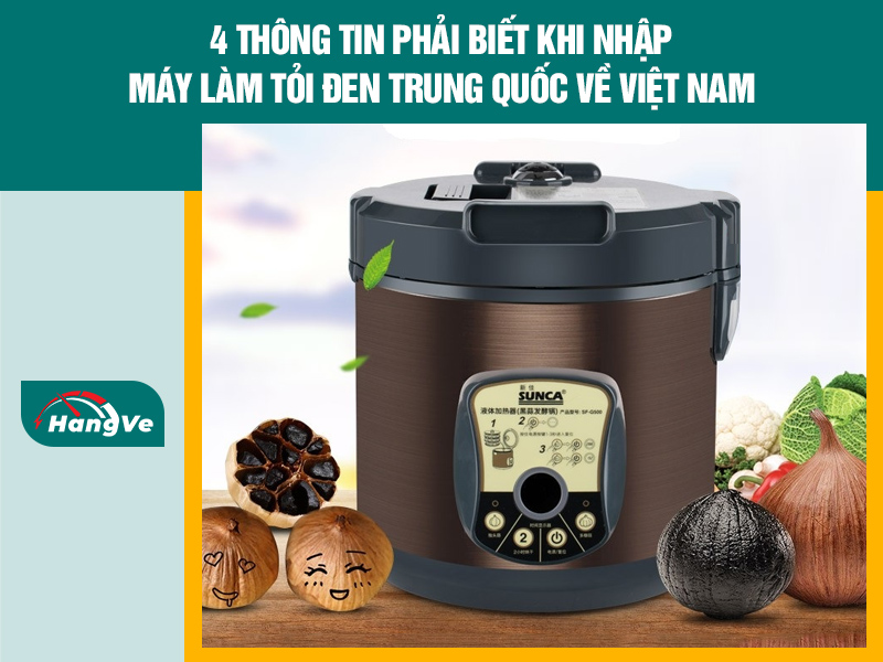 máy làm tỏi đen Trung Quốc