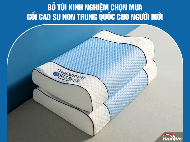 gối cao su non Trung Quốc