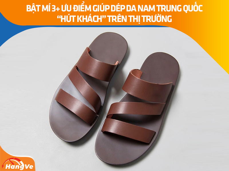 dép da nam Trung Quốc