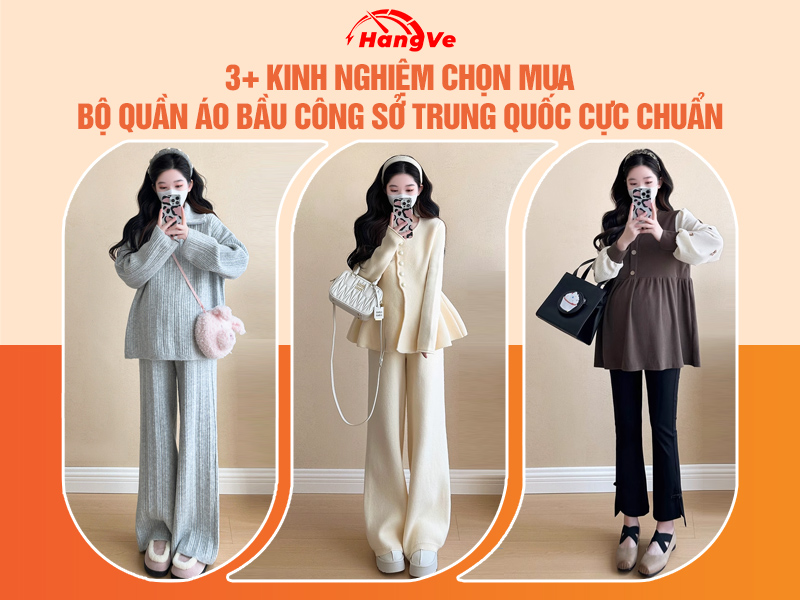 bộ quần áo bầu công sở Trung Quốc