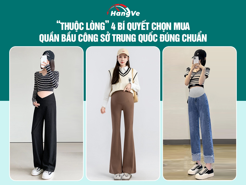 quần bầu công sở Trung Quốc