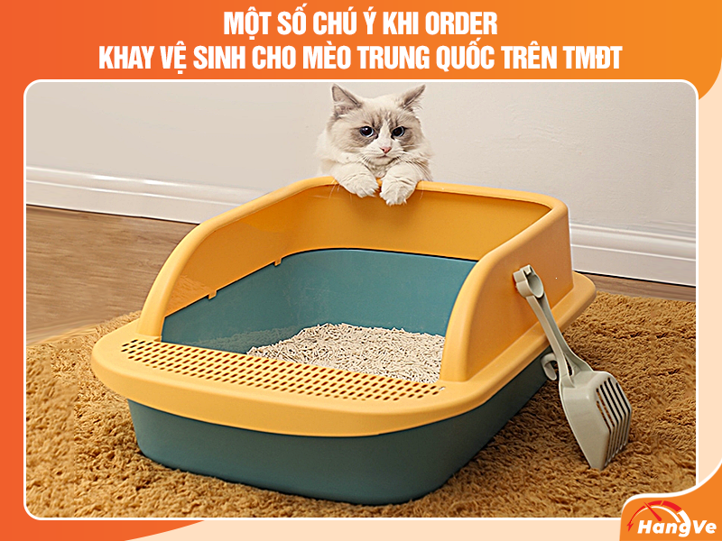 Cần chú ý gì khi order khay vệ sinh cho mèo Trung Quốc trên TMĐT