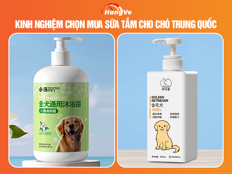 Kinh nghiệm chọn mua sữa tắm cho chó Trung Quốc